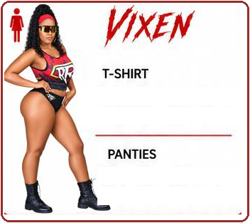 Vixen: T-shirt and panties